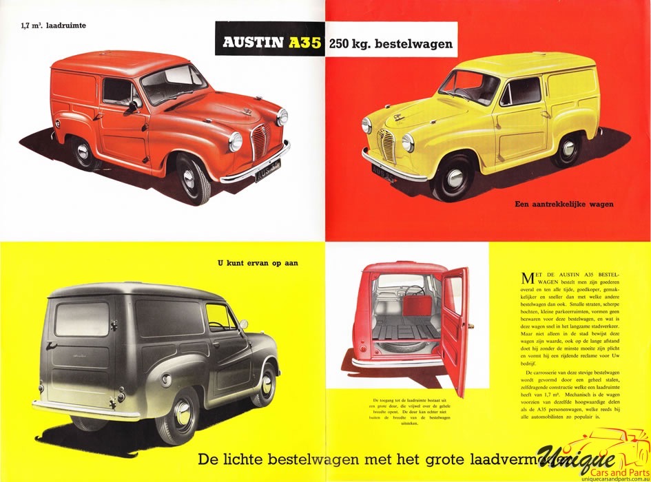 1959 Austin A35 Van Brochure Page 2